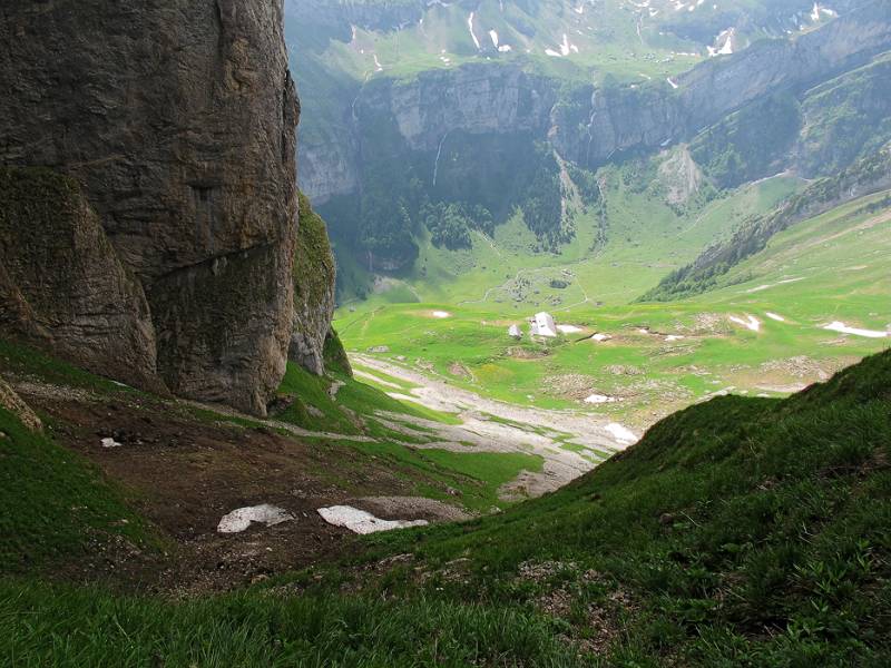 Altenalp von Wanderweg aus