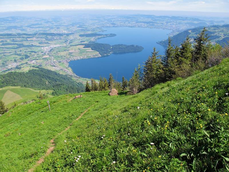 Blick Richtung Zugersee