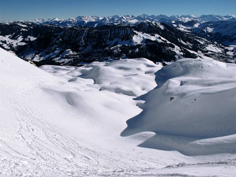 Viel Schnee auf der Schrattenfluh