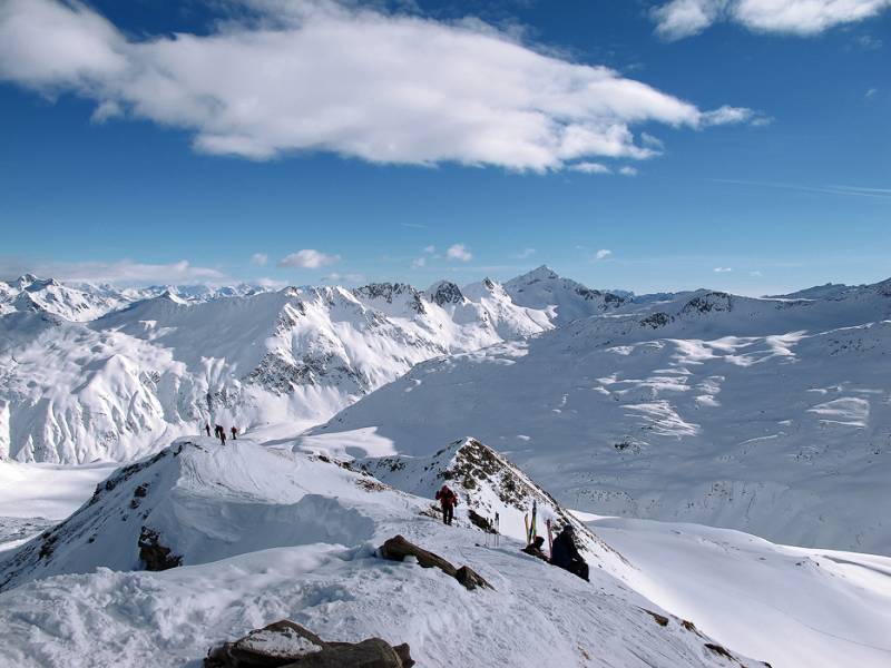 Auf dem Stotzigen Firsten - Blick Richtung Witenwasseren Tal