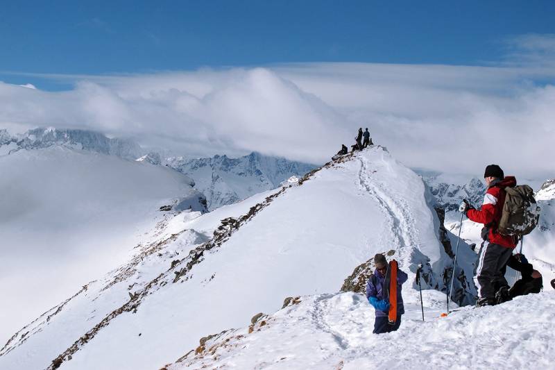 Blick Richtung Haupt-Gipfel von Stotzigen Firsten