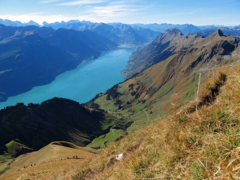 Brienzersee und Brienzer Grat rechts