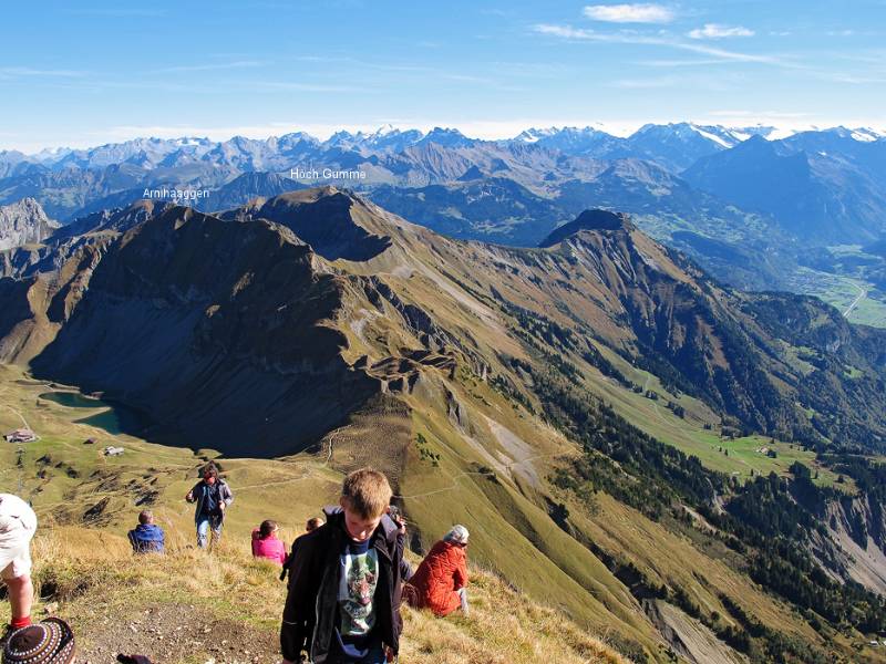 Arnihaaggen und Höch Gumme von Brienzer Rothorn aus