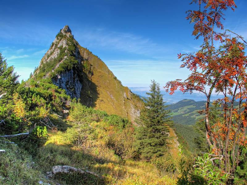 Der markante Zahn von Chöpfenberg von Brüggler aus