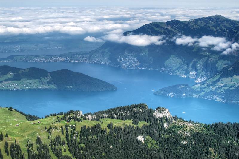 Vierwaldstättesee und Rigi