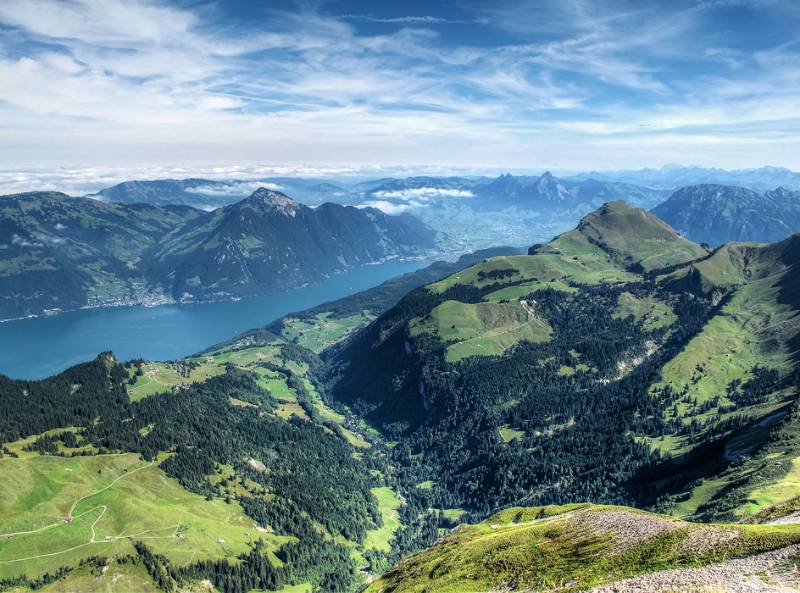 Blick Richtung Schwyz und Mythen