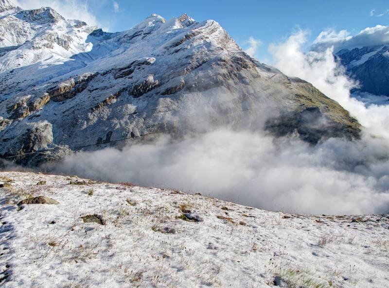 Winterliche, sehr schöne Landschaft auf Höhbalmen