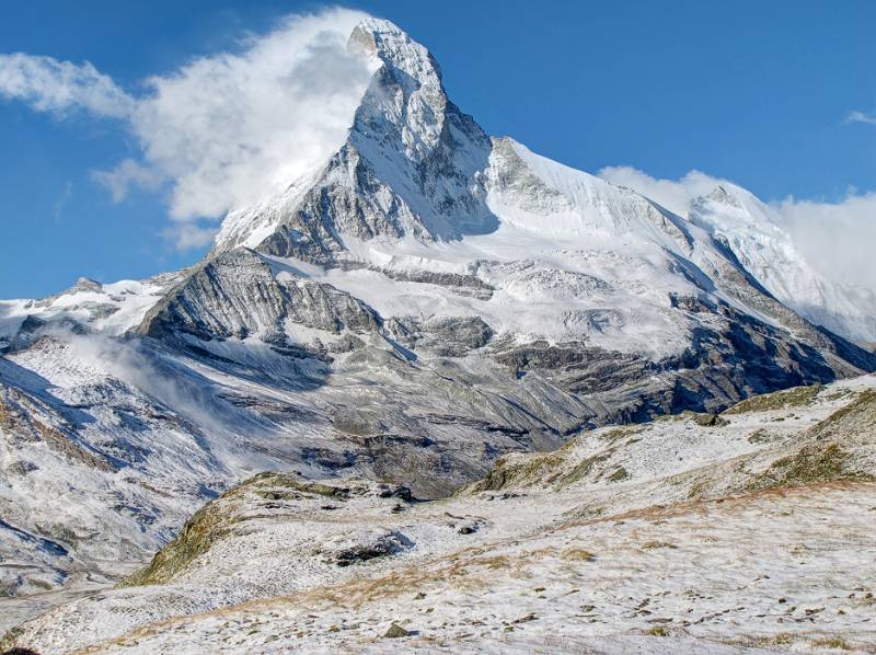 Wenn man zwei Stunden unterwegs ist und nur Matterhorn vor den