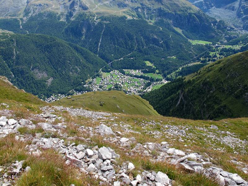Zermatt vom Wisshornweg aus