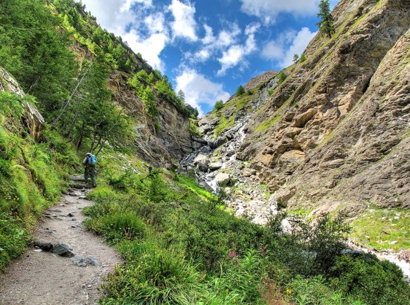 Sehr schöner Wanderweg entlang Trfitbach