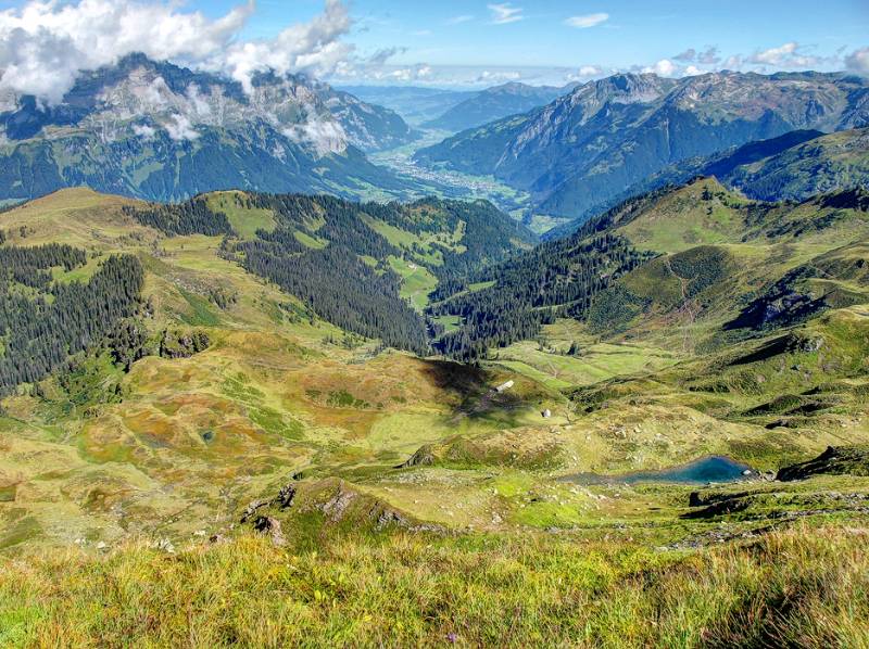 Blick auf Glarus