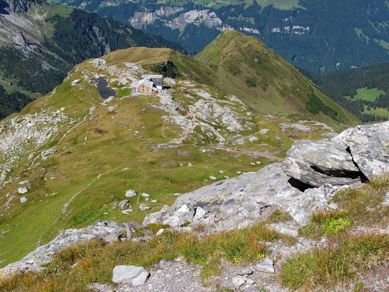 Leglerhütte, schön auf dem Schulter gelegen