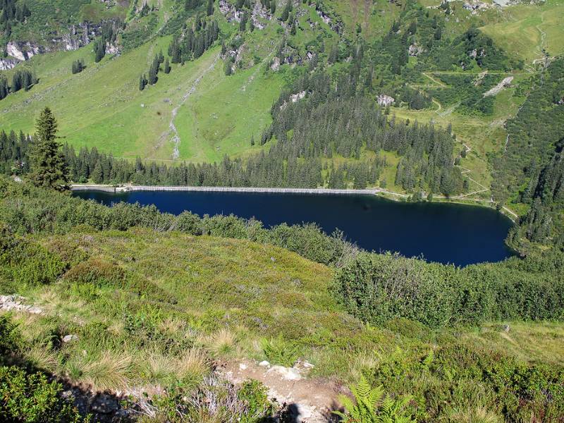 Garichtisee vom Abstiegsroute