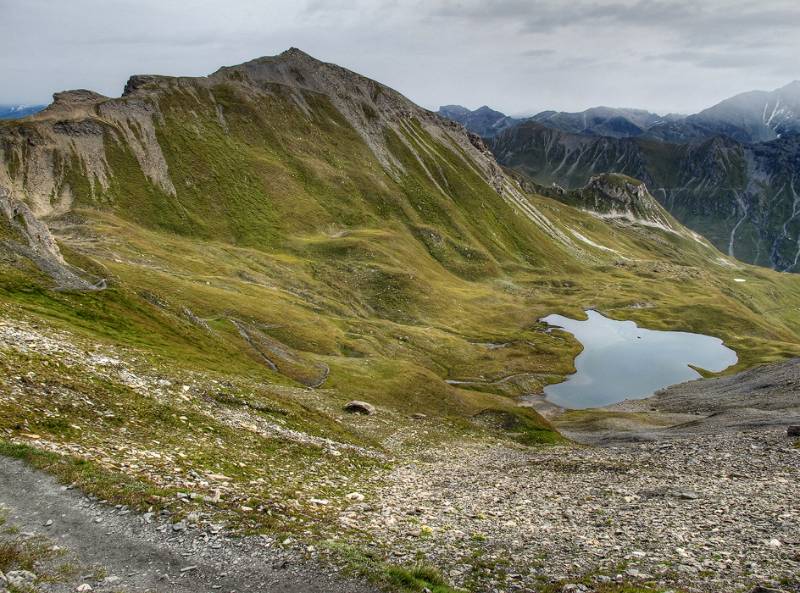 Auf dem Col de Torrent