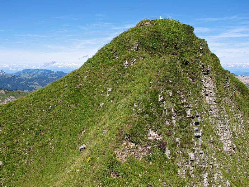 Letzter Aufschwung zum Gipfel von Lauiberg