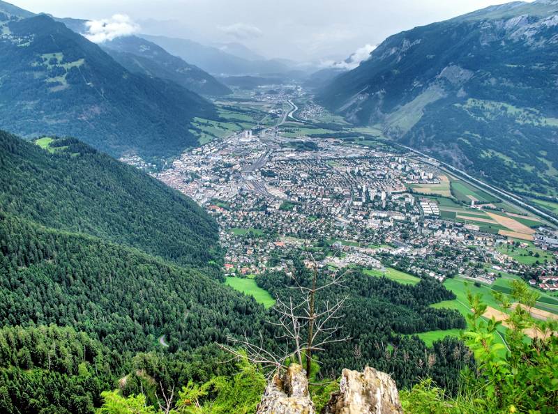 Chur von Rote Platte aus