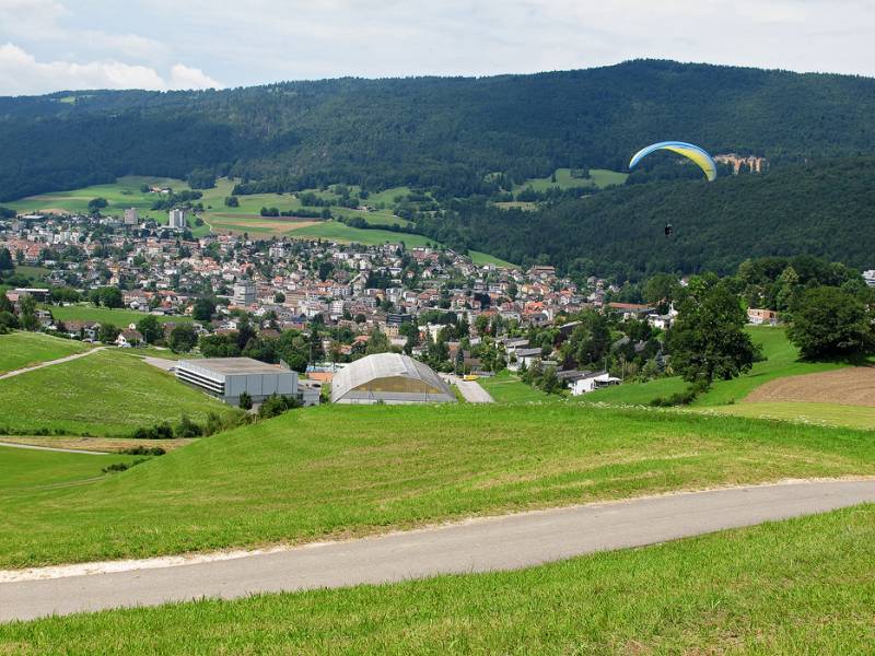 Moutier - der Startpunkt der Wanderung