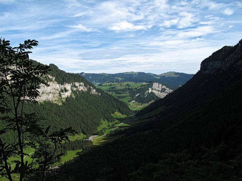 Blick Richtung Unteriberg von Leiteren aus