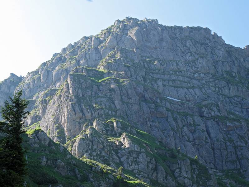 Kletterweg auf Speer