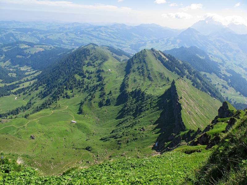 Blick Richtung Schwägalp und Säntis