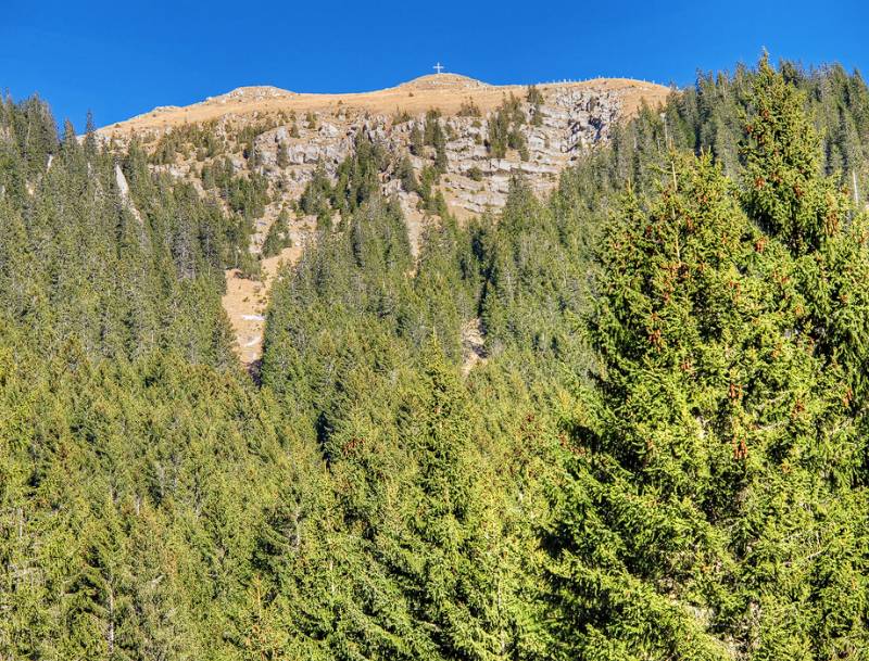 Noch ein Blick auf Haglere im Abstieg