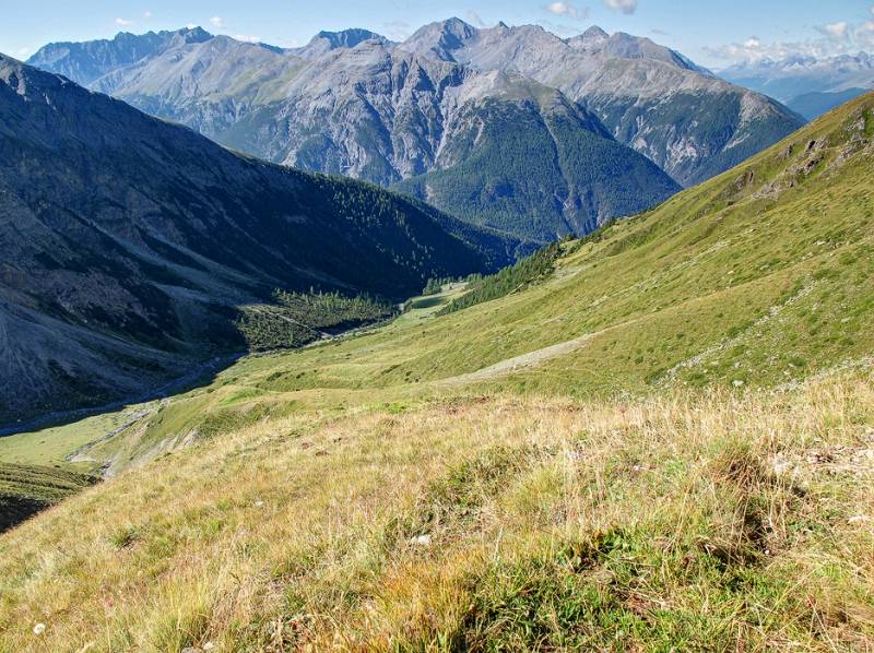 Blick zurück ins Val Laschadura