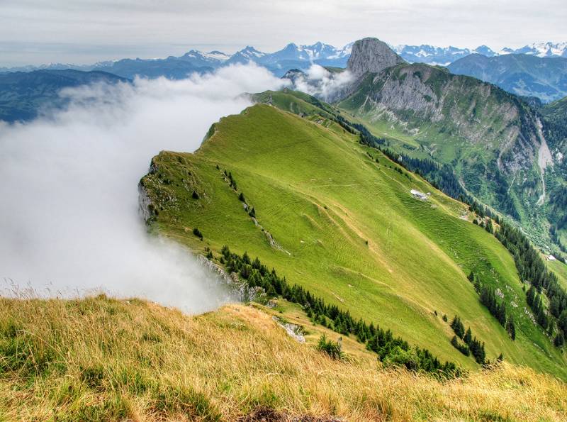 Blick zurück Richtung Stockhorn