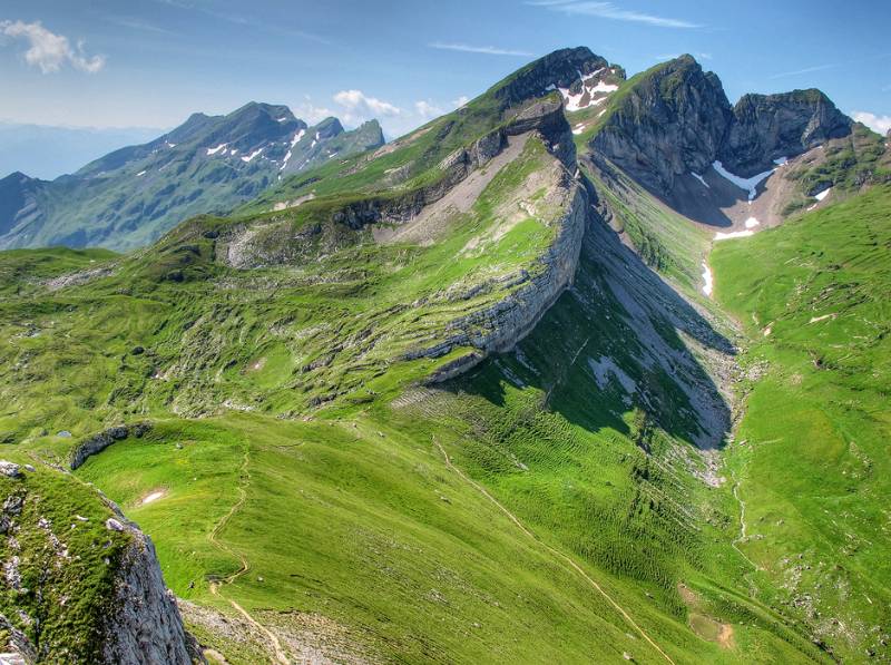 Blick vom Gipfel nach Süden