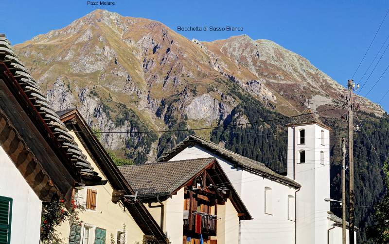 Pizzo Molare vom Dorf Molare aus