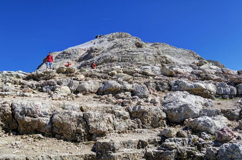 Die Abstiegsroute