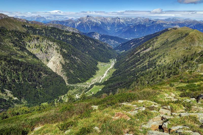 Valle Loana von Cima della Laurasca aus