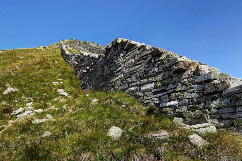 Blick zurück zum Gipfel