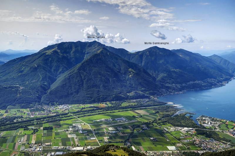 Monte Ceneri, Monte Tamaro und Monte Gambarogno