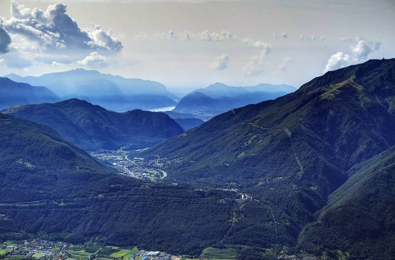 Blick Richtung Lugano