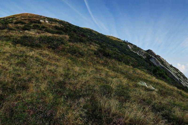 Das Gipfelkreuz ist in Sicht