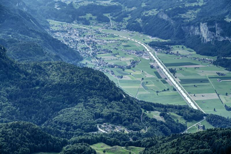 Brünigpass und Meiringen