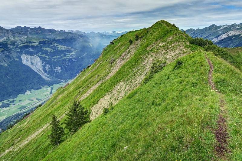 Der Gipfel von Wilerhorn ist in Sicht