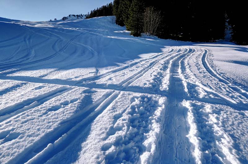 Start beim schönen Wetter