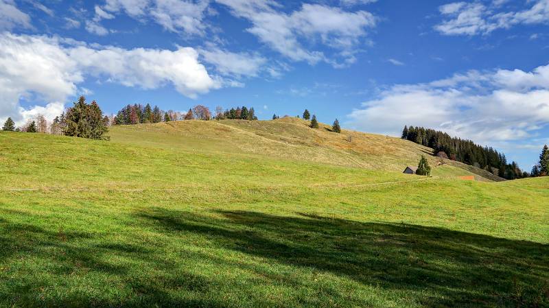 Die Hügel rund um Morgartenberg