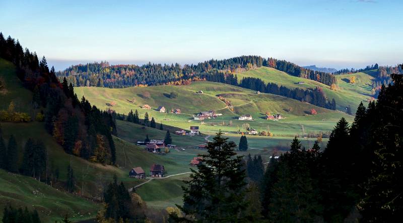 Blick zurück kurz nach dem Start