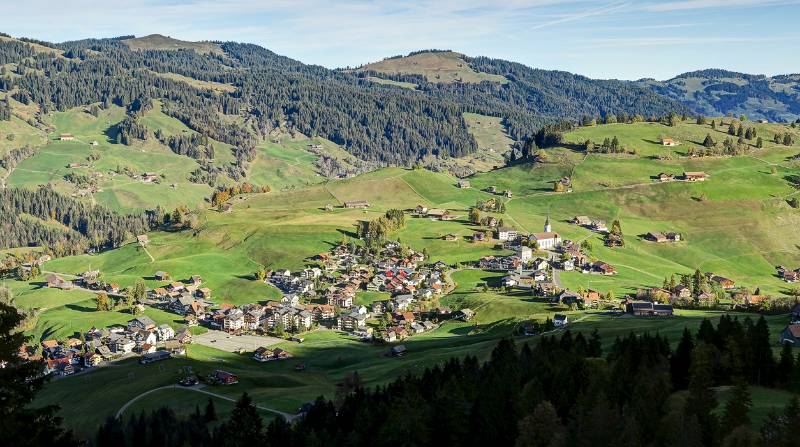 Blick auf Oberiberg