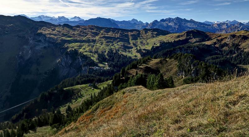 Es ist noch ruhig im Skigebiet Hoch Ybrig