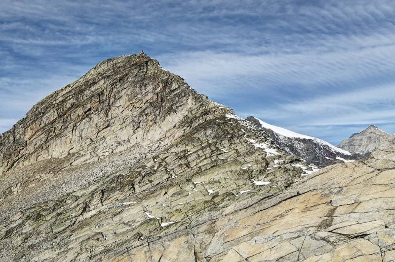 Der Gipfel von Monte Moro