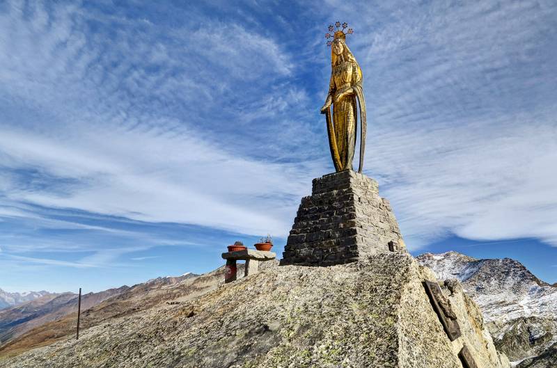 Madonna auf dem Monte Moro Pass