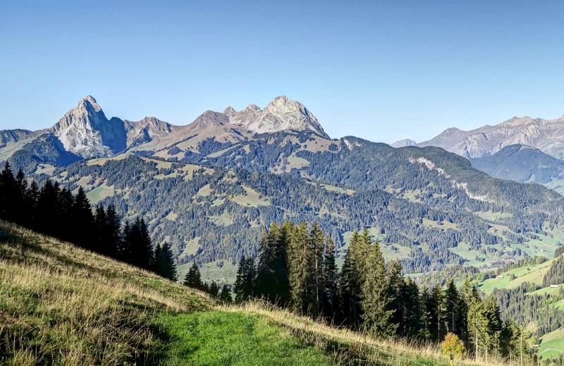 Pointes de Sur Combe, Gummfluh und Le Rubli