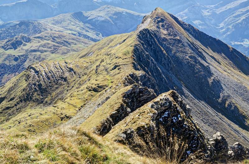 Blick vom Giferspitz zum Louwenehore - das nächste Ziel