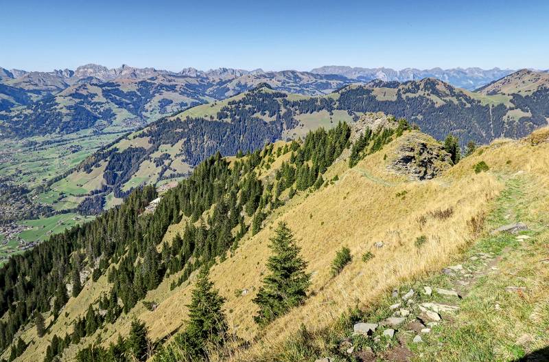 Die Bergstation der Wasserngratseilbahn ist bereits in Sicht