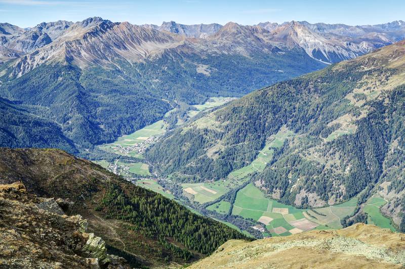 Sta. Maria und Valchava im Val Müstair