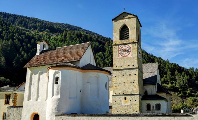 Kurzer Besuch in Münster - Kloster St. Johann in Müstair