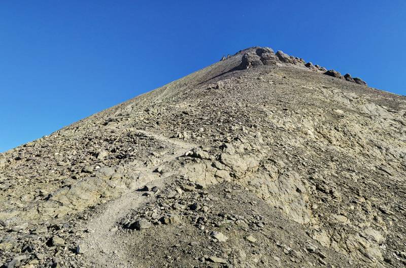 Auf dem S-Grat von Haute Cime Richtung Col Paresseux